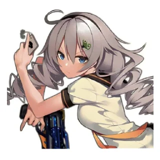 😡 emoji Киана| @HoukaiGakuenGunsGirlsz Telegram sticker 11 of 17