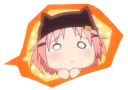 😱 emoji anime Telegram sticker 2 of 44