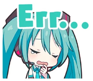 😓 emoji VIRTUAL SINGER//Project Sekai Telegram sticker 6 of 91