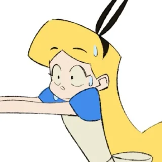 😨 emoji Алиса Telegram sticker 14 of 21