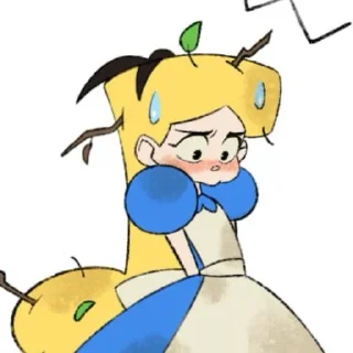 😰 emoji Алиса Telegram sticker 8 of 21