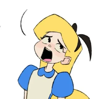 😒 emoji Алиса Telegram sticker 15 of 21