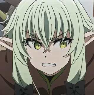 🌟 emoji elf goblin slayer Telegram sticker 20 of 27