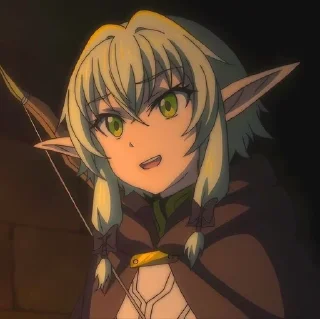 🌟 emoji elf goblin slayer Telegram sticker 15 of 27