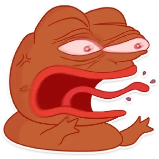 😡 emoji This gave me cancer :-D — @stckrRobot Telegram sticker 5 of 94