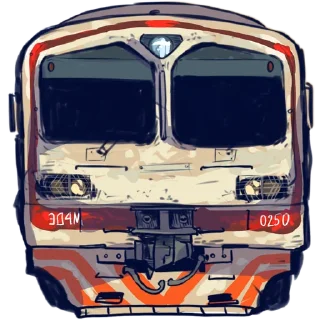 🚄 emoji Железнодорожные ребята Telegram sticker 23 of 37