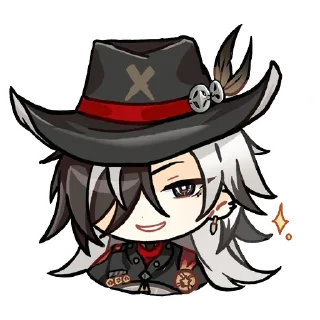😏 emoji Boothill @stickersMH Telegram sticker 16 of 89