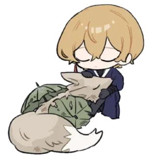 🦊 emoji Lament @stickersMH Telegram sticker 20 of 34