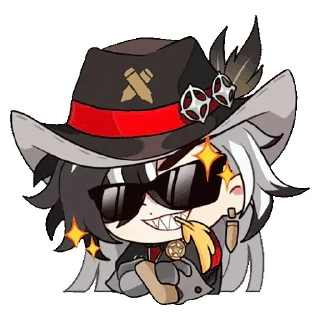 😎 emoji Boothill @stickersMH Telegram sticker 14 of 89