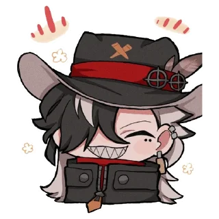 😁 emoji Boothill @stickersMH Telegram sticker 9 of 89