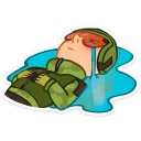 😭 emoji Бравые ребята Telegram sticker 21 of 32