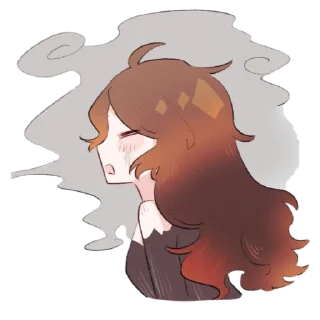 😶‍🌫️ emoji Lament @stickersMH Telegram sticker 11 of 34