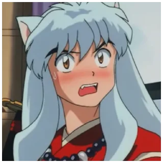 😳 emoji Inuyasha Telegram sticker 15 of 116
