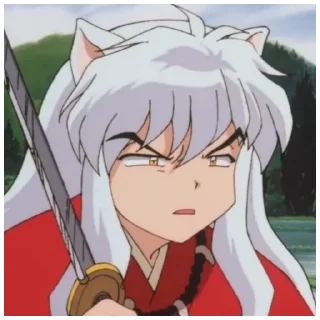 😤 emoji Inuyasha Telegram sticker 20 of 116
