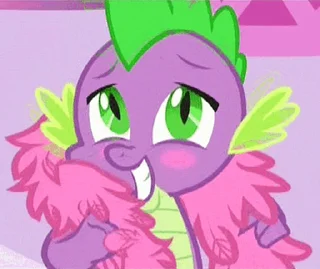 😏 emoji Spike | @MLP_AnimatedStickers Telegram sticker 5 of 49