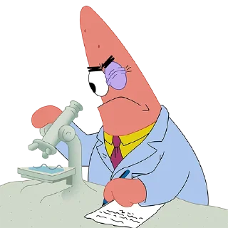 👨‍🔬 emoji patrick Telegram sticker 15 of 19