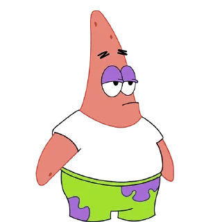 😑 emoji patrick Telegram sticker 2 of 19