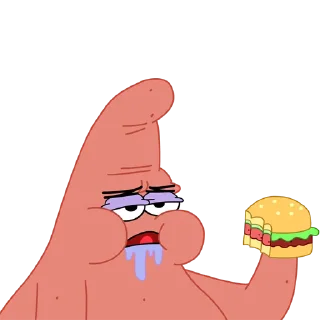 🍔 emoji patrick Telegram sticker 11 of 19