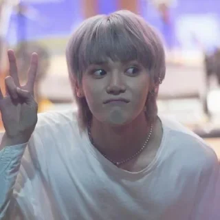 😋 emoji lee taeyong by @stikersnct Telegram sticker 8 of 80