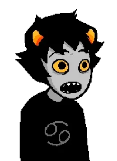 ♋ emoji Karkat talksprites+other stuff Telegram sticker 3 of 23