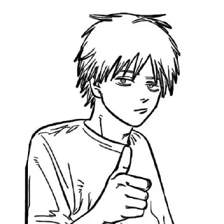 👍 emoji Денджи Telegram sticker 3 of 44