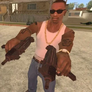 😎 emoji Сиджей мем Telegram sticker 20 of 27