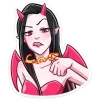 😠 emoji дьявол и дьяволица @TgEmodziBot Telegram sticker 21 of 48