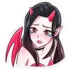 🥺 emoji дьявол и дьяволица @TgEmodziBot Telegram sticker 8 of 48
