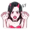 👻 emoji дьявол и дьяволица @TgEmodziBot Telegram sticker 16 of 48
