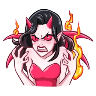 Sticker from Дьяволица