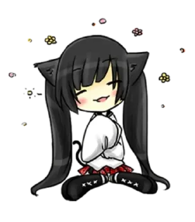 ☺️ emoji ⲙiss ⲙᥱ᧐ᥕ | ➩ @wexsavi ⤸ 👀 Telegram sticker 7 of 40