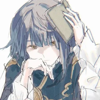 📝 emoji ◇Син Цюшечка ◇ Telegram sticker 8 of 31
