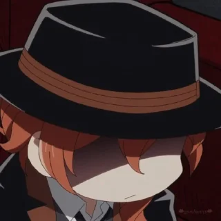 🚬 emoji Чуя bsd wan Telegram sticker 19 of 23