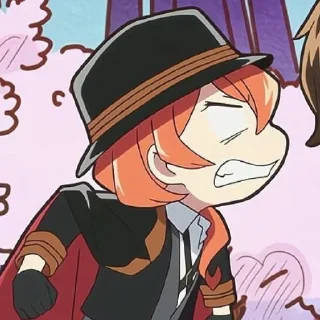 🚬 emoji Чуя bsd wan Telegram sticker 14 of 23
