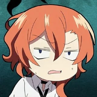 🚬 emoji Чуя bsd wan Telegram sticker 20 of 23