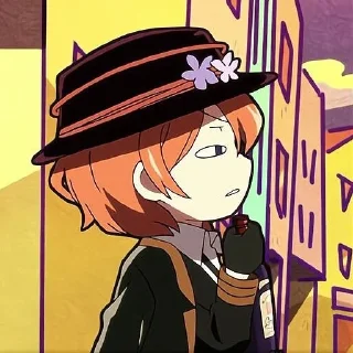 🚬 emoji Чуя bsd wan Telegram sticker 9 of 23