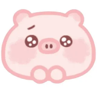 Sticker from Милая свиня