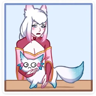 😧 emoji Мари и Хидэ :: @stickroom Telegram sticker 6 of 48