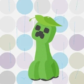 💚 emoji Крипер Telegram sticker 16 of 23