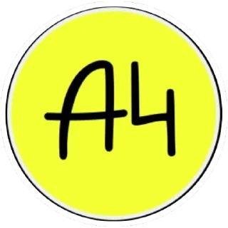Sticker from А4