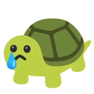 😢 emoji ЧЧрепахи Telegram sticker 12 of 53