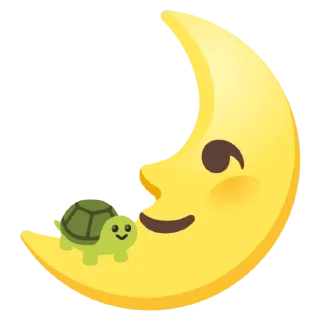 🌛 emoji ЧЧрепахи Telegram sticker 15 of 53