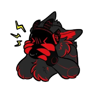 😳 emoji Друзья фурри Telegram sticker 22 of 73
