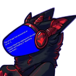 ❌ emoji Друзья фурри Telegram sticker 16 of 73