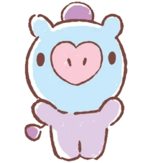 🌟 emoji bt21 @waitidkaest Telegram sticker 24 of 46
