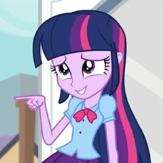 🔮 emoji Twilight Sparkle | @StickersUA1 Telegram sticker 13 of 50