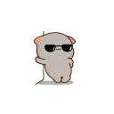 😎 emoji Mochi-Mochi Peach Cat by @rbeit Telegram sticker 24 of 50