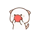 ☕️ emoji Mochi-Mochi Peach Cat by @rbeit Telegram sticker 17 of 50