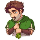 😥 emoji Robin Hood Telegram sticker 10 of 30