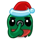 🤫 emoji Robin Telegram sticker 19 of 27